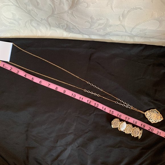 Style & Co Filigree Necklace & Bracelet Set - Picture 6 of 12